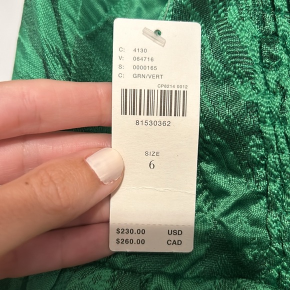 Emerald green Anthropologie bubble dress size 6 - Picture 4 of 4